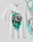 Camiseta Oversized 'Neon Skull' Lagoona Store