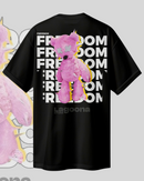 Camiseta Oversized 'Freedom Bear' Lagoona Store