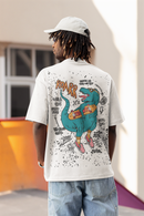 Camiseta Oversized 'Skate Rex' Lagoona Store
