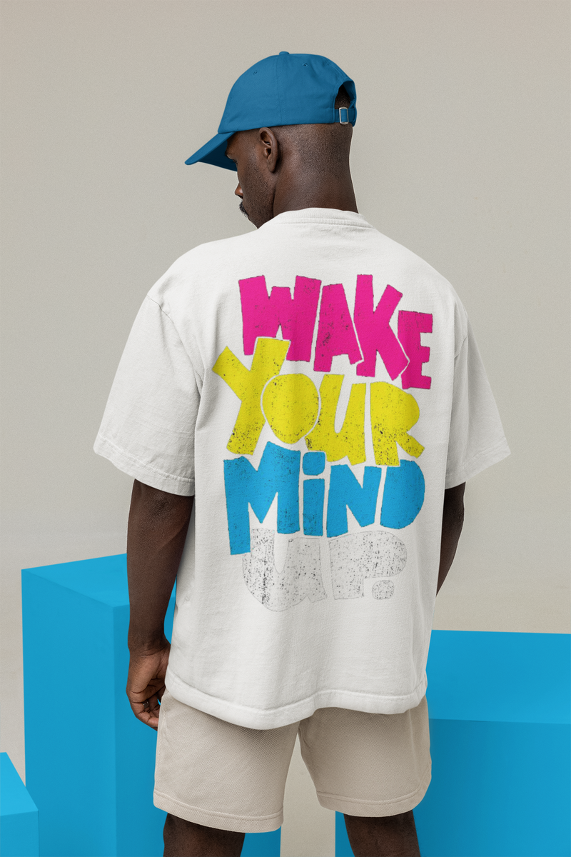 Camiseta Oversized 'Wake Your Mind Up' Lagoona Store