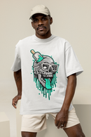Camiseta Oversized 'Neon Skull' Lagoona Store