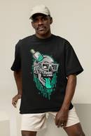 Camiseta Oversized 'Neon Skull' Lagoona Store
